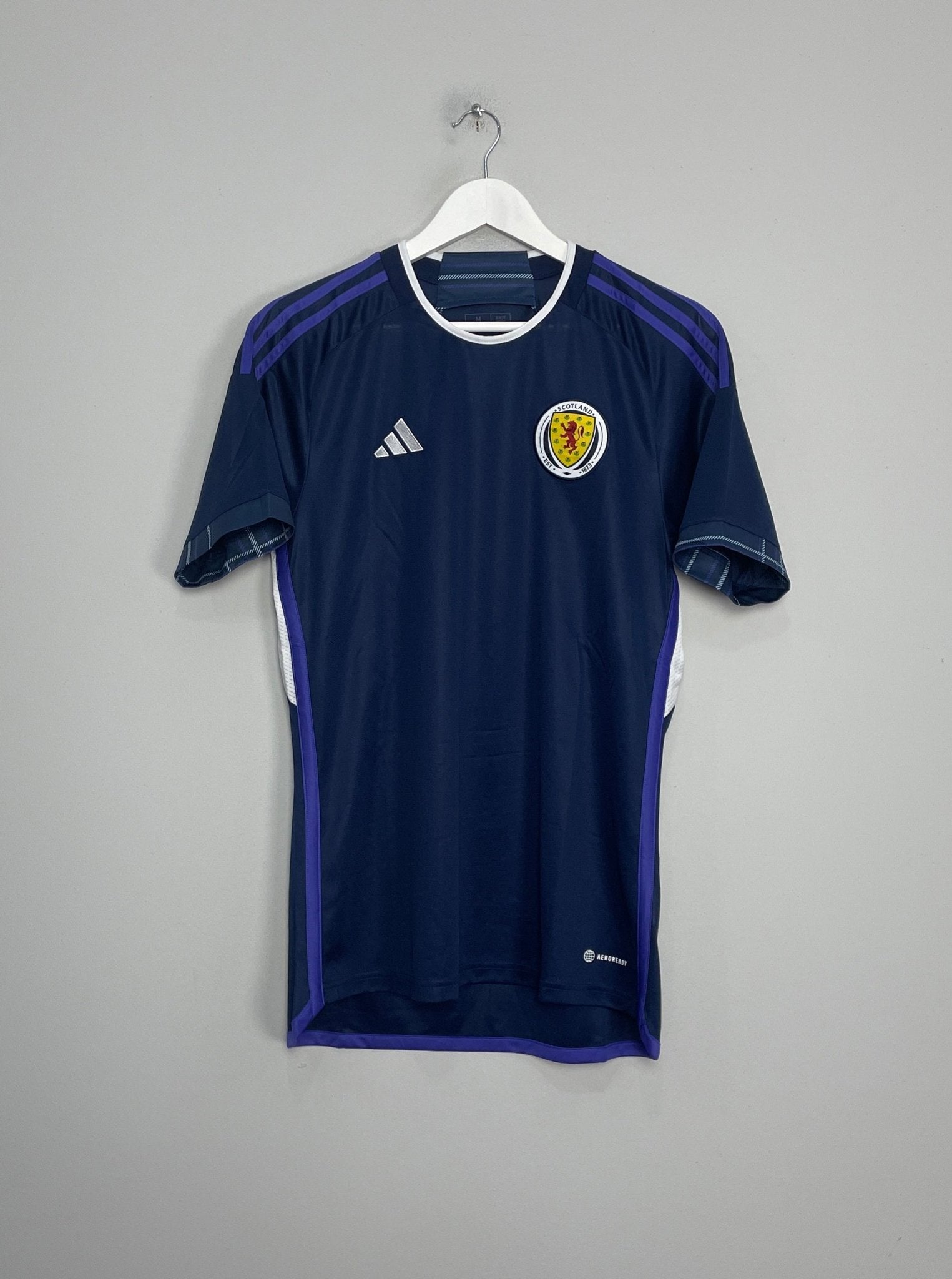 Shop 2022/23 SCOTLAND HOME SHIRT (M) ADIDAS, classic football shirts, vintage football shirts & retro soccer jerseys at Cult Kits