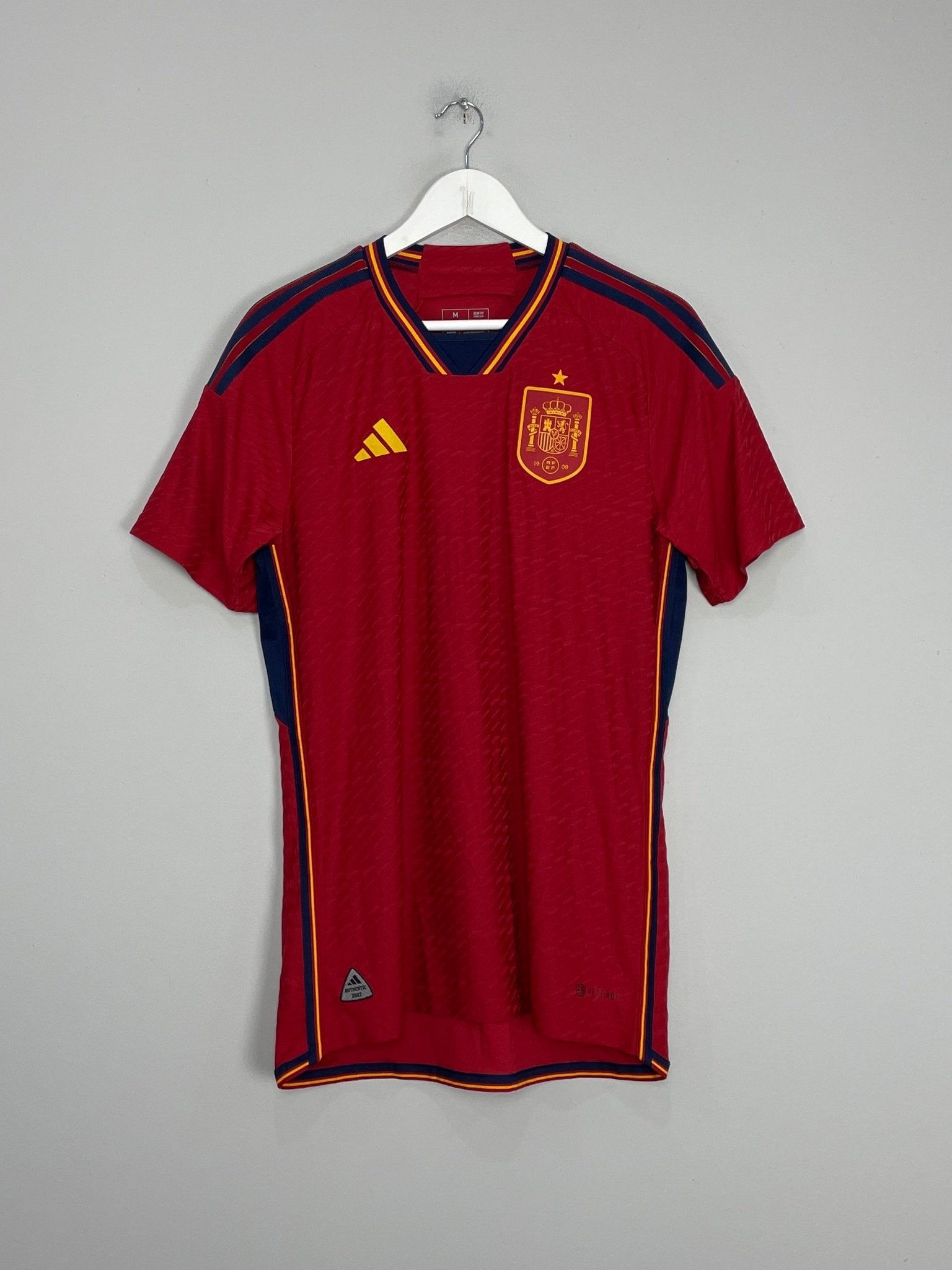 Shop 2022/23 SPAIN *AUTHENTIC* HOME SHIRT (M) ADIDAS, classic football shirts, vintage football shirts & retro soccer jerseys at Cult Kits