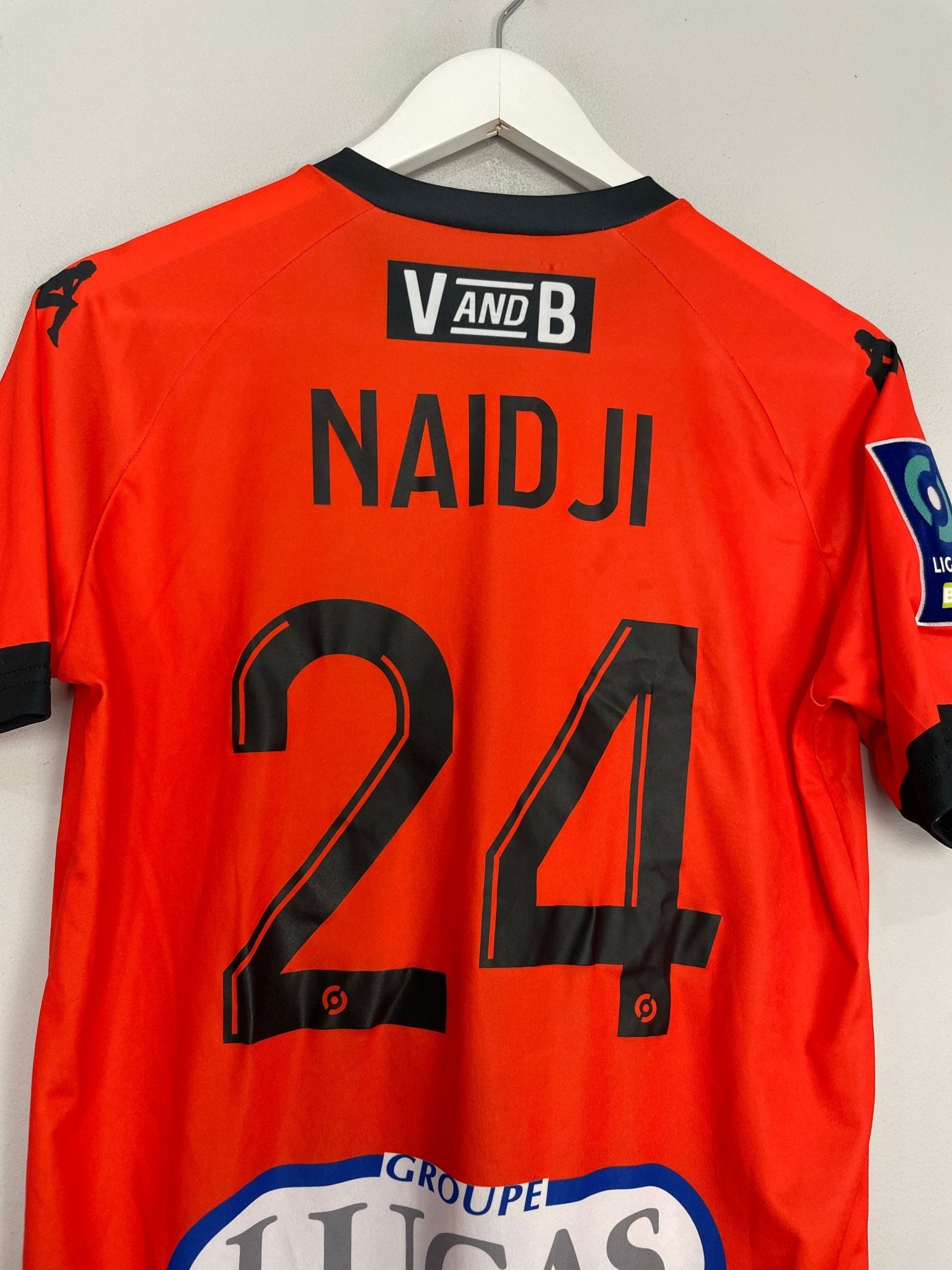 Shop 2022/23 STADE LAVELLOIS MAYENNE NAIDJI #24 *MATCH ISSUED* HOME SHIRT (M) KAPPA, classic football shirts, vintage football shirts & retro soccer jerseys at Cult Kits