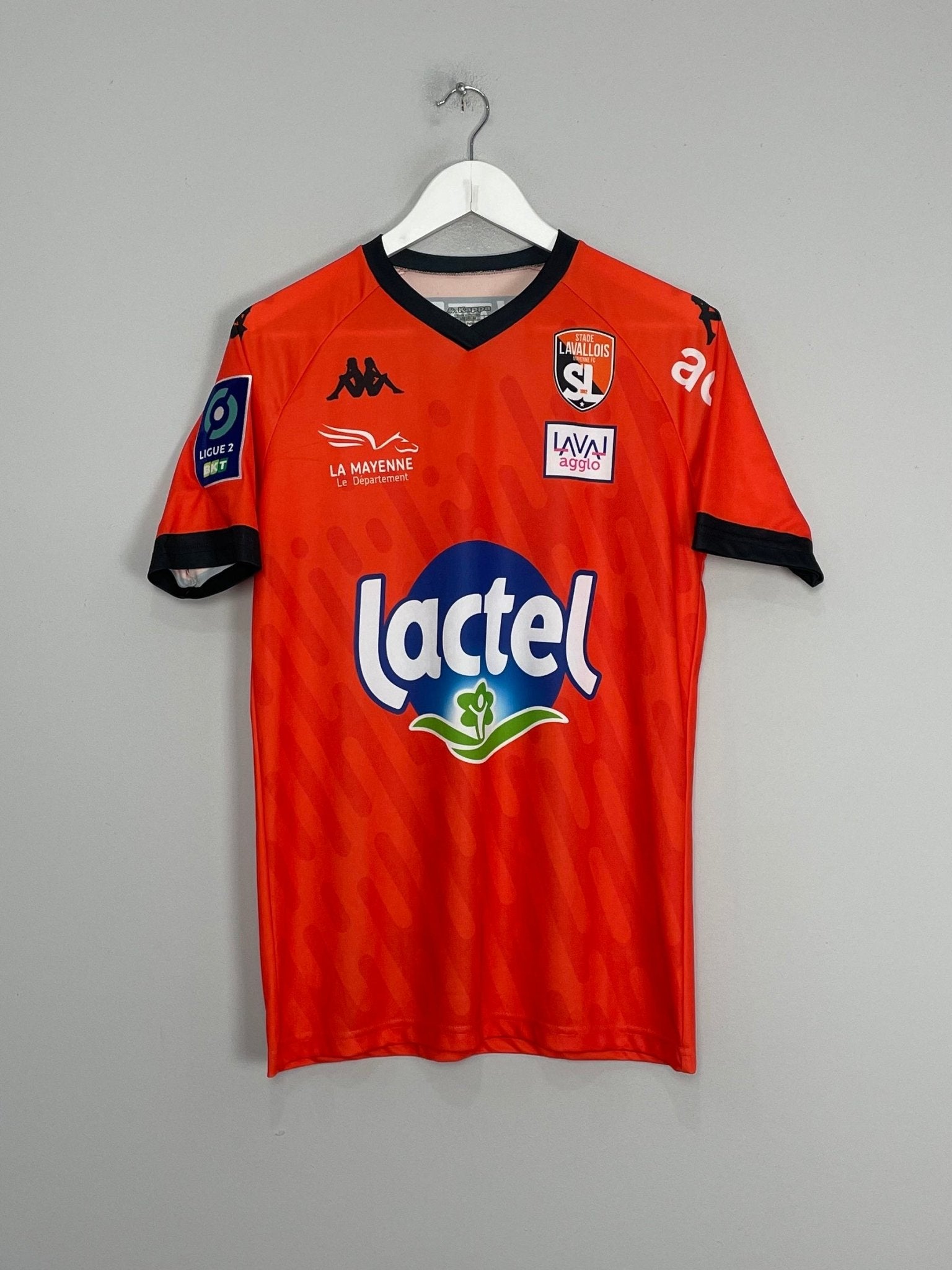 Shop 2022/23 STADE LAVELLOIS MAYENNE NAIDJI #24 *MATCH ISSUED* HOME SHIRT (M) KAPPA, classic football shirts, vintage football shirts & retro soccer jerseys at Cult Kits