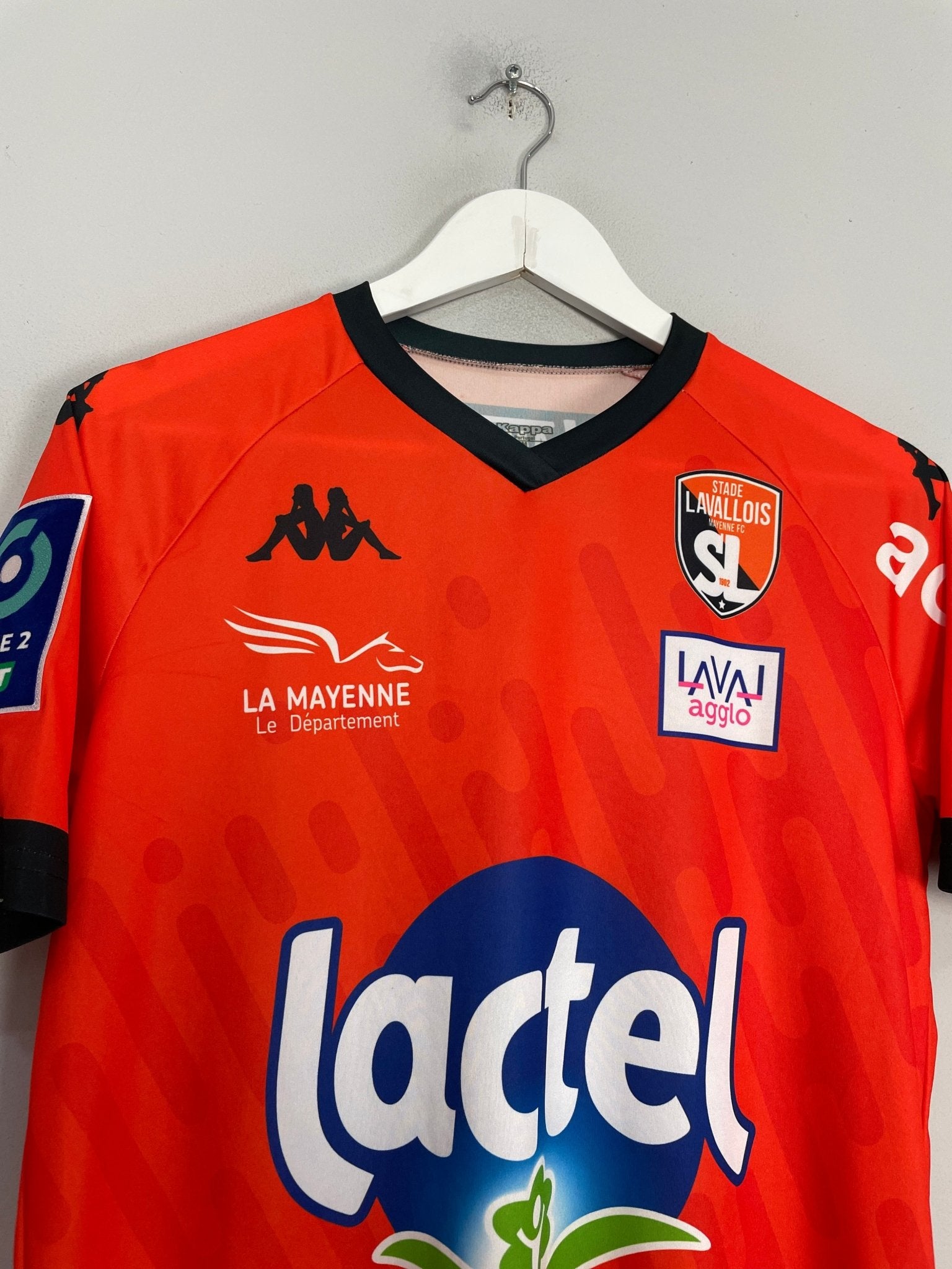 Shop 2022/23 STADE LAVELLOIS MAYENNE NAIDJI #24 *MATCH ISSUED* HOME SHIRT (M) KAPPA, classic football shirts, vintage football shirts & retro soccer jerseys at Cult Kits