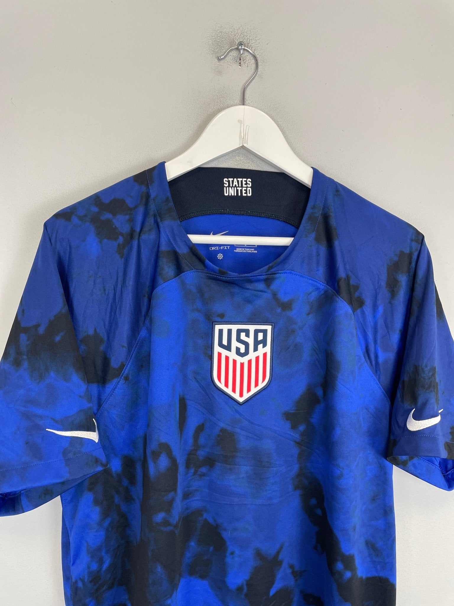 Shop 2022/23 USA AWAY SHIRT (L) NIKE, classic football shirts, vintage football shirts & retro soccer jerseys at Cult Kits