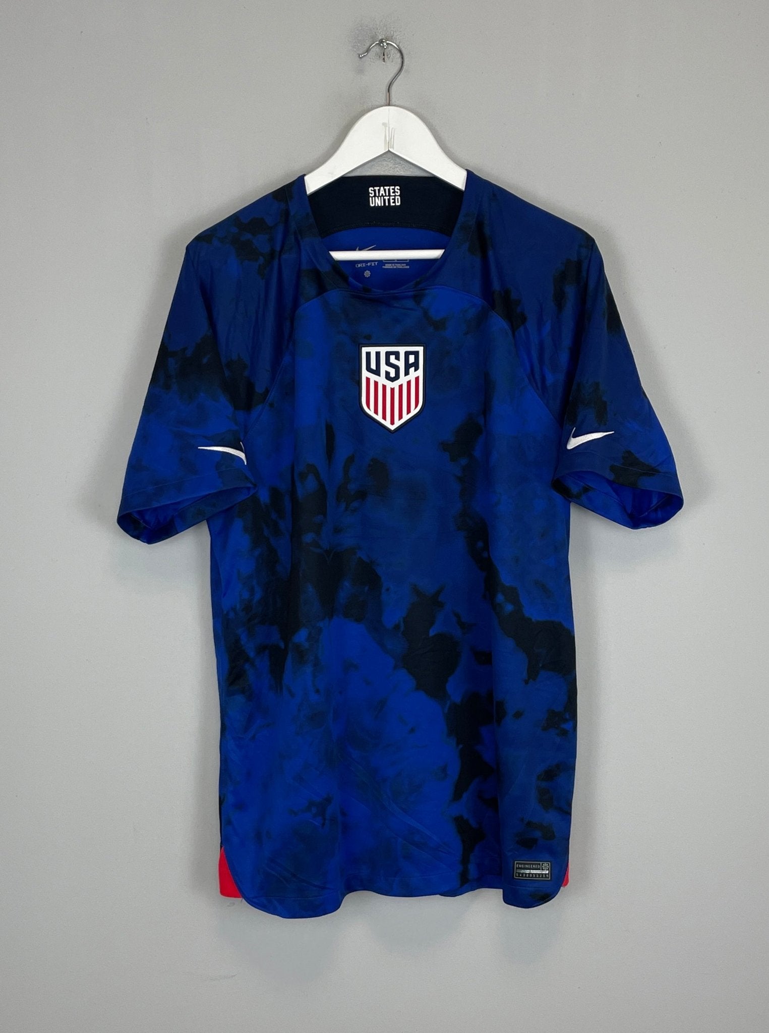 Shop 2022/23 USA AWAY SHIRT (L) NIKE, classic football shirts, vintage football shirts & retro soccer jerseys at Cult Kits