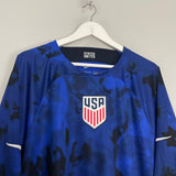 Shop 2022/23 USA L/S AWAY SHIRT (XL) NIKE, classic football shirts, vintage football shirts & retro soccer jerseys at Cult Kits