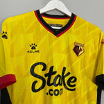 Shop 2022/23 WATFORD HOME SHIRT (L) KELME, classic football shirts, vintage football shirts & retro soccer jerseys at Cult Kits