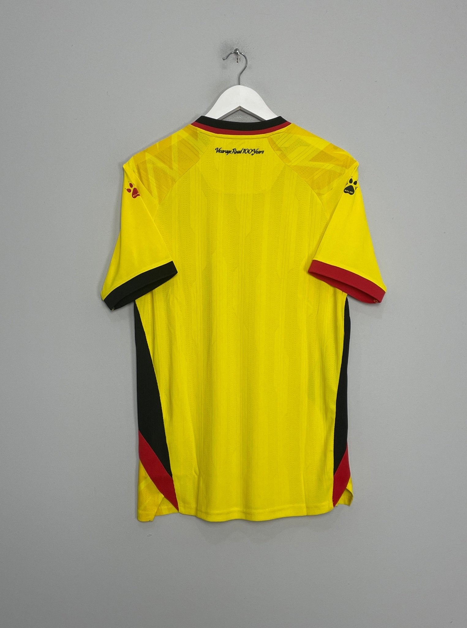 Shop 2022/23 WATFORD HOME SHIRT (L) KELME, classic football shirts, vintage football shirts & retro soccer jerseys at Cult Kits