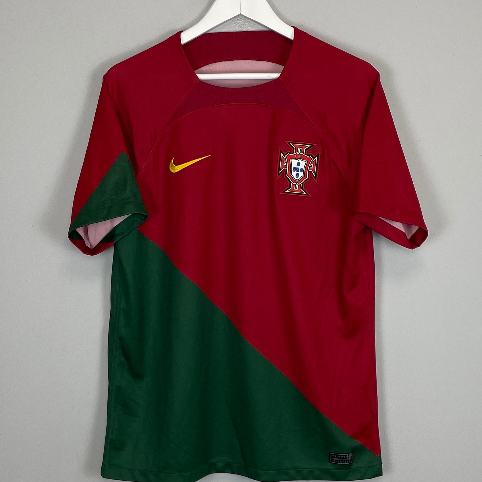 Shop 2022/23 PORTUGAL HOME SHIRT (M) NIKE, classic football shirts, vintage football shirts & retro soccer jerseys at Cult Kits