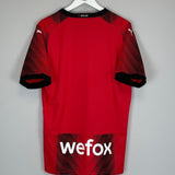 2023/24 AC MILAN HOME SHIRT (L) PUMA - Cult Kits - Large - Buy Vintage Football Shirts, Authentic Retro Football Shirts For Sale, Classic Football Shirts & Soccer Jersey