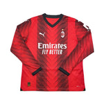 Buy 2023/24 AC Milan Theo 19 L/S Home Shirt (XL) Puma ~ Free worldwide shipping ~ Authentic Vintage Football Shirts from Cult Kits