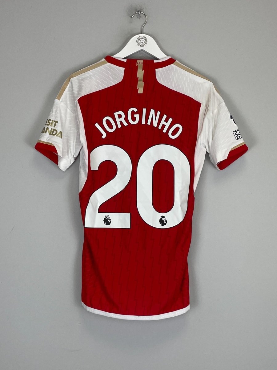 2023/24 ARSENAL JORGINHO 20 *MATCH WORN* HOME SHIRT (S) ADIDAS - Cult Kits - Small - Buy Vintage Football Shirts, Authentic Retro Football Shirts For Sale, Classic Football Shirts & Soccer Jersey
