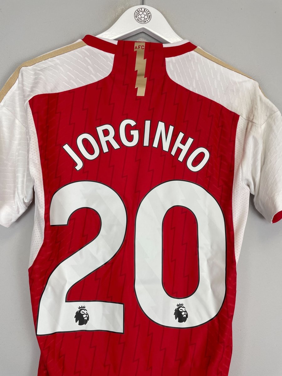 2023/24 ARSENAL JORGINHO 20 *MATCH WORN* HOME SHIRT (S) ADIDAS - Cult Kits - Small - Buy Vintage Football Shirts, Authentic Retro Football Shirts For Sale, Classic Football Shirts & Soccer Jersey