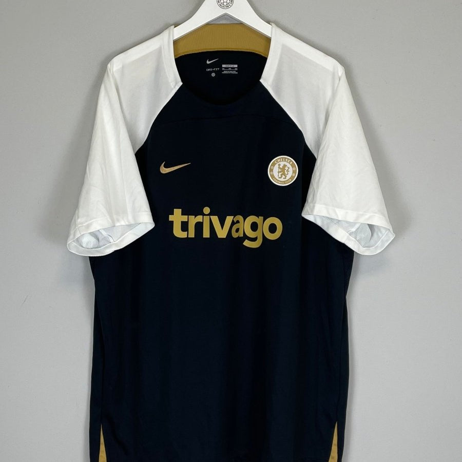 2023/24 CHELSEA TRAINING SHIRT (XXL) NIKE - Cult Kits - XXL - Buy Vintage Football Shirts, Authentic Retro Football Shirts For Sale, Classic Football Shirts & Soccer Jersey