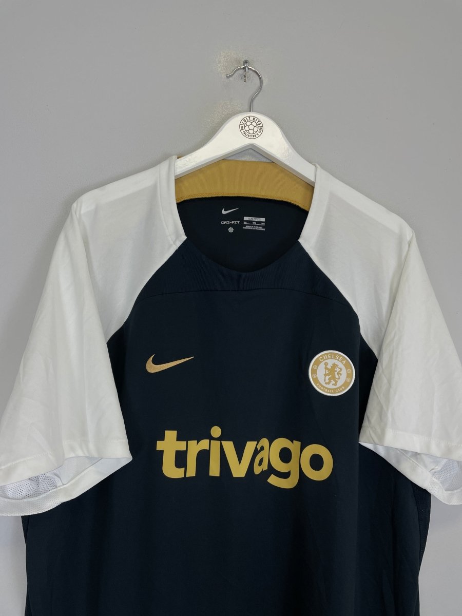 2023/24 CHELSEA TRAINING SHIRT (XXL) NIKE - Cult Kits - XXL - Buy Vintage Football Shirts, Authentic Retro Football Shirts For Sale, Classic Football Shirts & Soccer Jersey