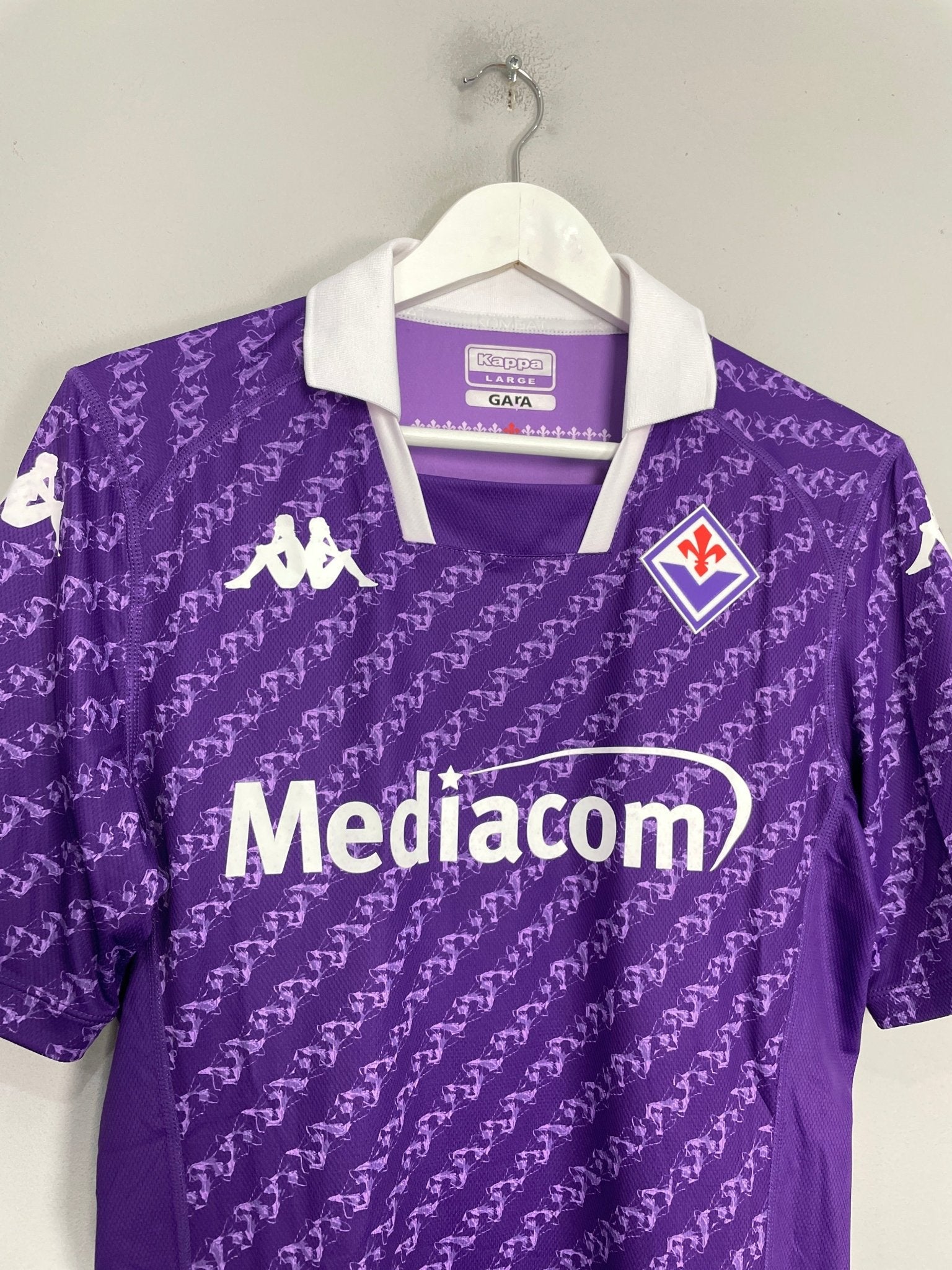 Shop 2023/24 FIORENTINA HOME SHIRT (L) KAPPA, classic football shirts, vintage football shirts & retro soccer jerseys at Cult Kits