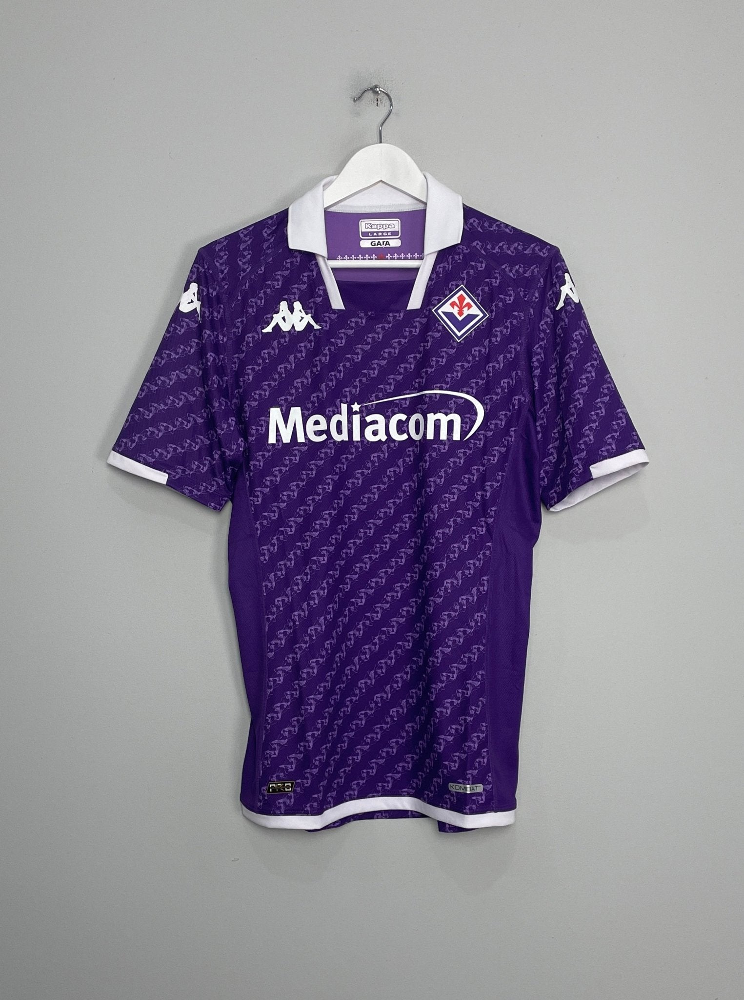 Shop 2023/24 FIORENTINA HOME SHIRT (L) KAPPA, classic football shirts, vintage football shirts & retro soccer jerseys at Cult Kits