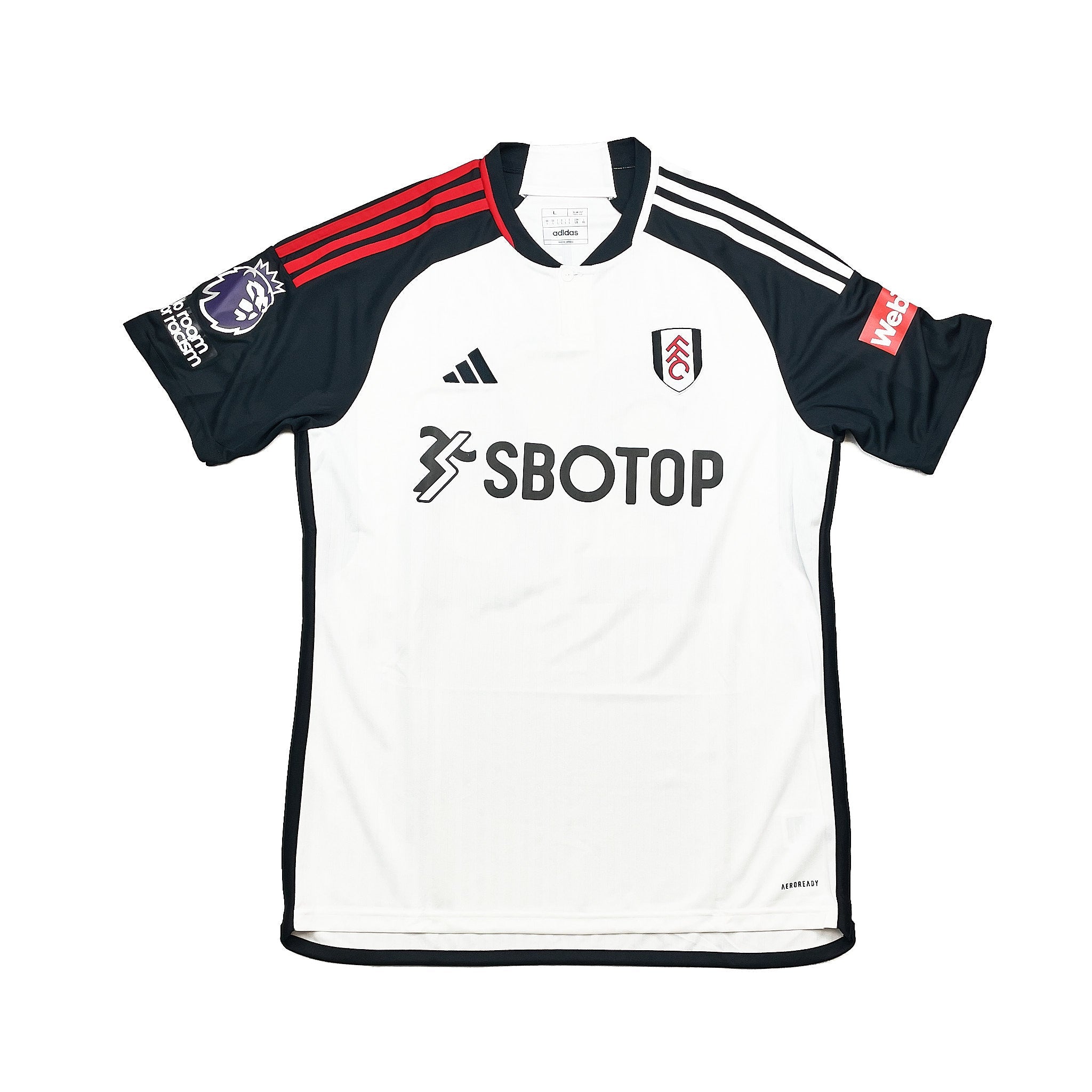 Buy 2023/24 Fulham Palhinha 26 *Match Issue* Home Shirt (L) Adidas ~ Free worldwide shipping ~ Authentic Vintage Football Shirts from Cult Kits