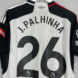 2023/24 FULHAM PALHINHA 26 *MATCH ISSUE* HOME SHIRT (L) ADIDAS - Cult Kits - Large - Buy Vintage Football Shirts, Authentic Retro Football Shirts For Sale, Classic Football Shirts & Soccer Jersey