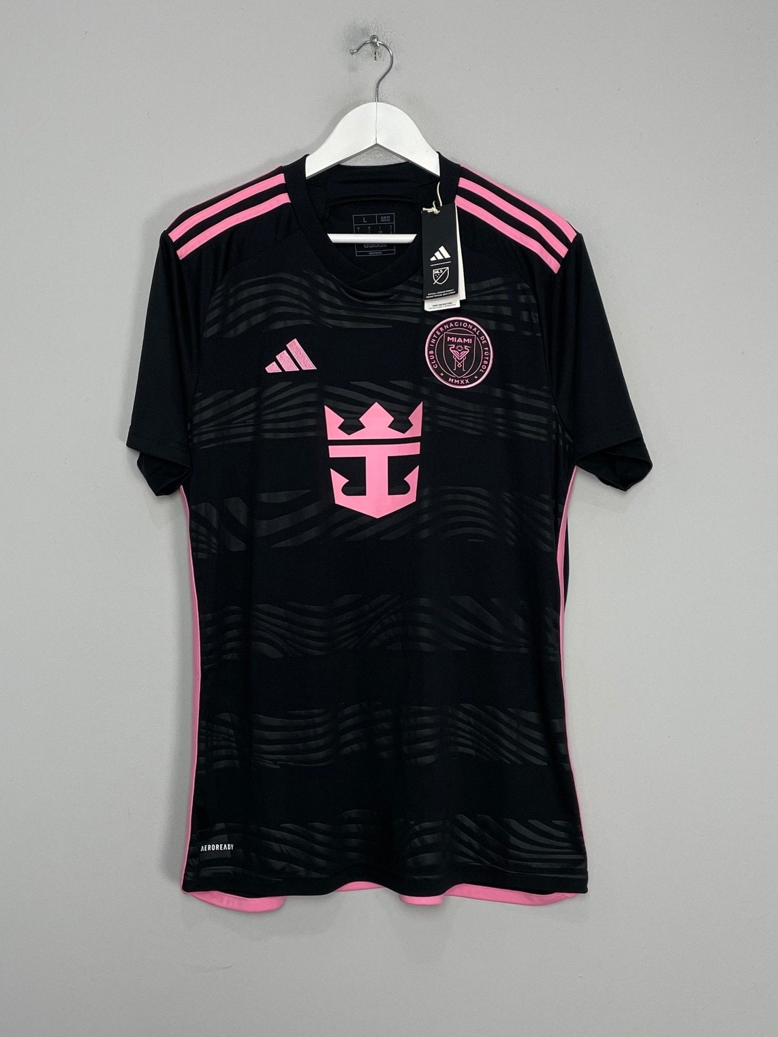 Shop 2023/24 INTER MIAMI MESSI #10 *BNWT* AWAY SHIRT (L) ADIDAS, classic football shirts, vintage football shirts & retro soccer jerseys at Cult Kits