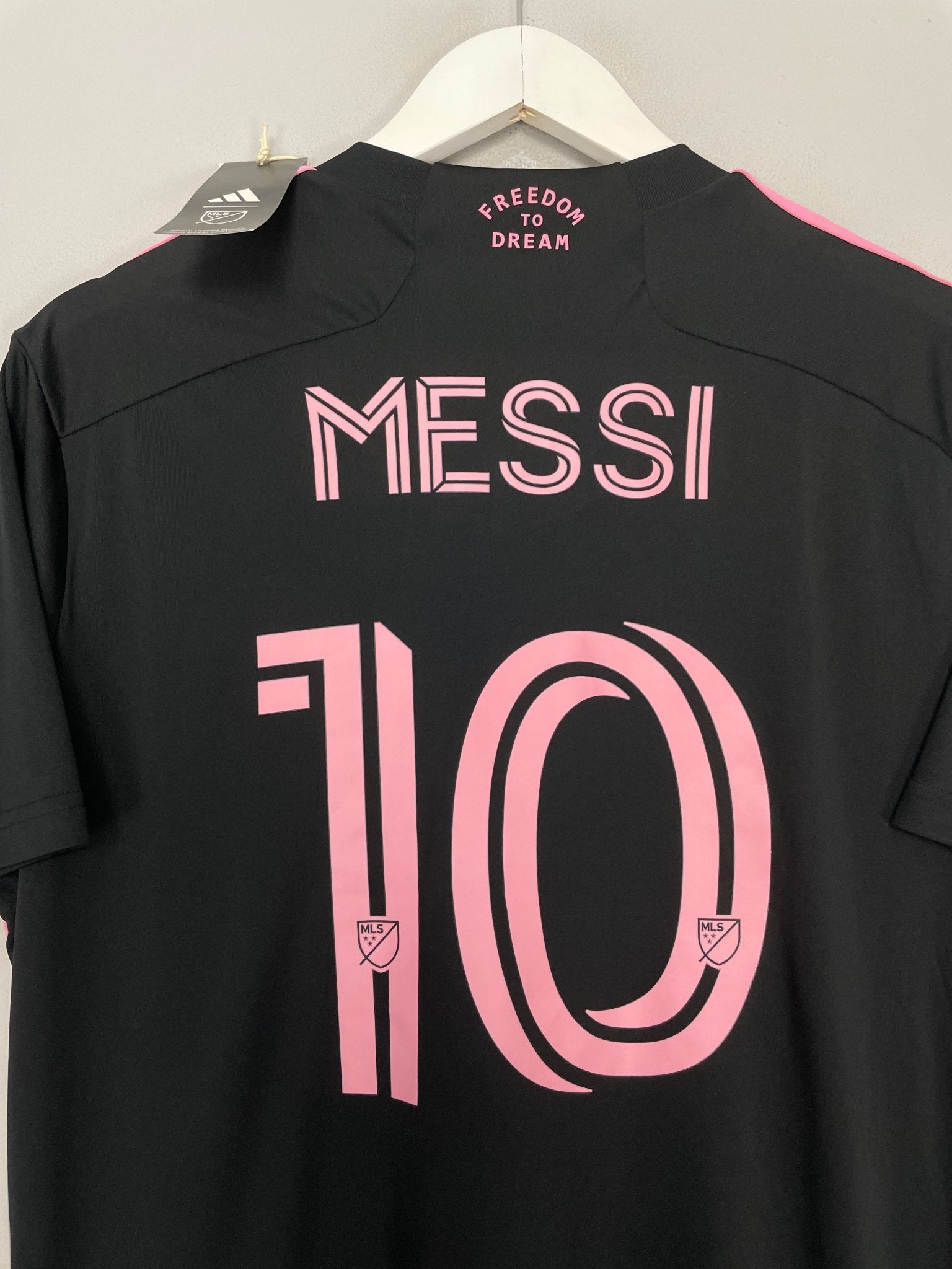 Shop 2023/24 INTER MIAMI MESSI #10 *BNWT* AWAY SHIRT (L) ADIDAS, classic football shirts, vintage football shirts & retro soccer jerseys at Cult Kits