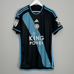 Shop 2023/24 LEICESTER CITY AWAY SHIRT (M) ADIDAS, classic football shirts, vintage football shirts & retro soccer jerseys at Cult Kits