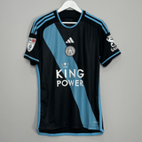 Shop 2023/24 LEICESTER CITY AWAY SHIRT (M) ADIDAS, classic football shirts, vintage football shirts & retro soccer jerseys at Cult Kits