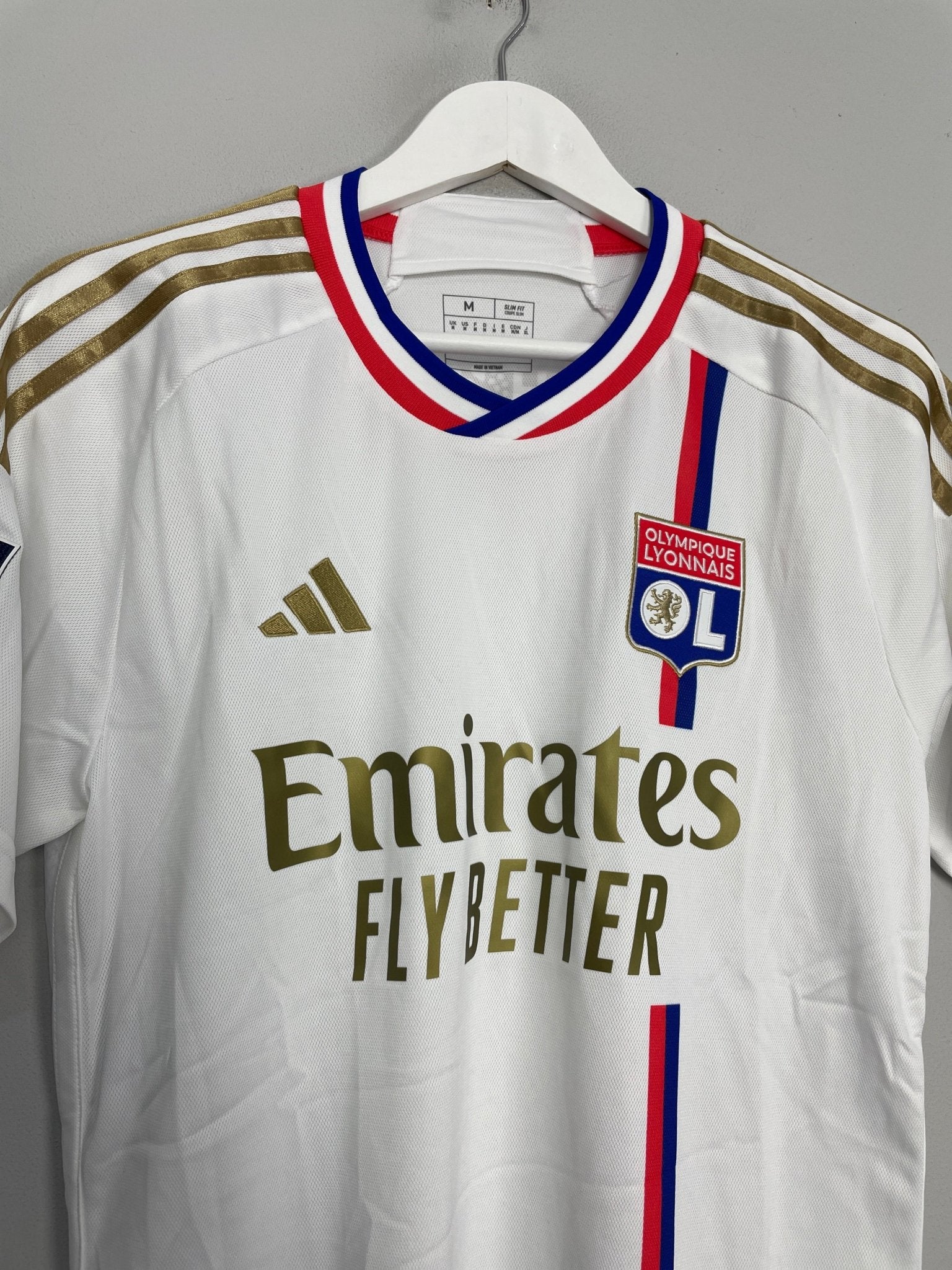 Shop 2023/24 LYON HOME SHIRT (M) ADIDAS, classic football shirts, vintage football shirts & retro soccer jerseys at Cult Kits