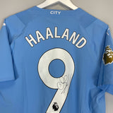 2023/24 MANCHESTER CITY HAALAND 9 *PLAYER ISSUE + SIGNED* HOME SHIRT (L) PUMA - Cult Kits - Large - Buy Vintage Football Shirts, Authentic Retro Football Shirts For Sale, Classic Football Shirts & Soccer Jersey