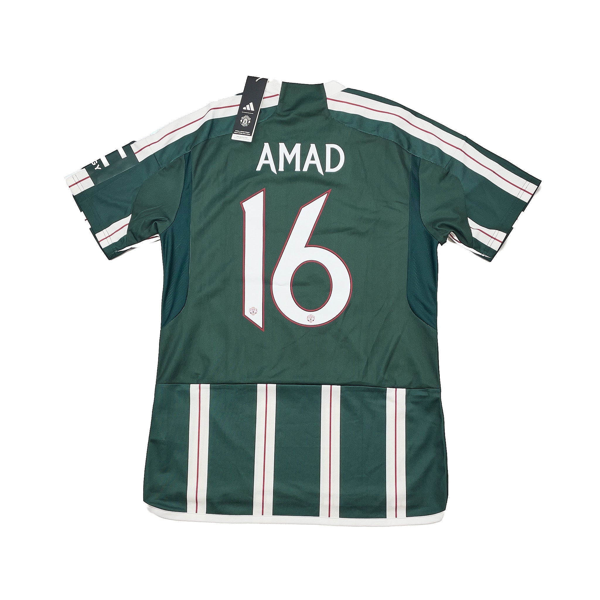 Buy 2023/24 Manchester United Amad 16 *Bnwt* Away Shirt (M) Adidas ~ Free worldwide shipping available ~ Authentic Vintage Football Shirts from Cult Kits