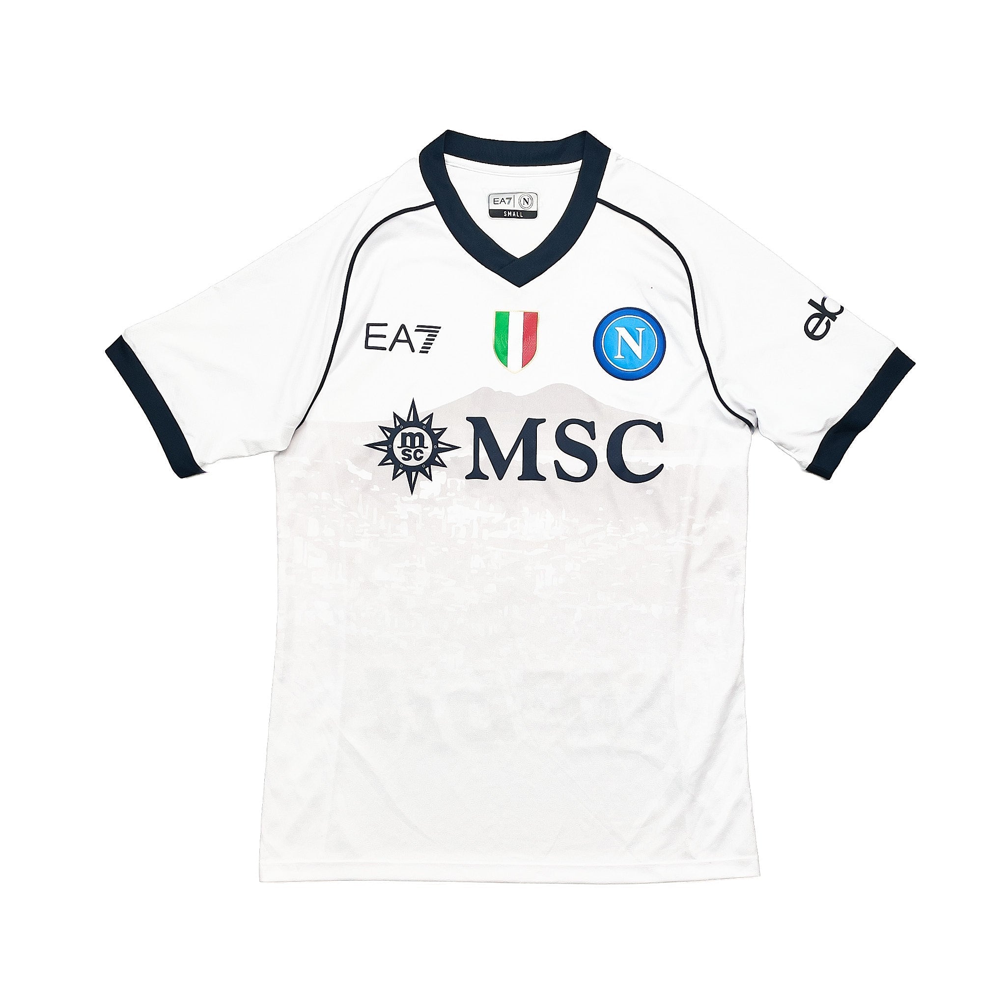 Buy 2023/24 Napoli *BNWOT* Authentic Away Shirt (Multiple Sizes) EA7 ~ Free worldwide shipping ~ Authentic Vintage Football Shirts from Cult Kits