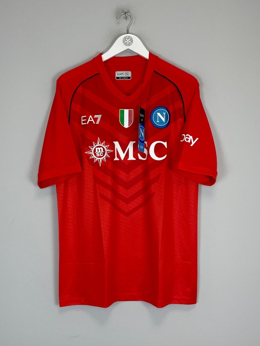 2023/24 NAPOLI *BNWT* GK SHIRT (XXL) EA7 - Cult Kits - XXL - Buy Vintage Football Shirts, Authentic Retro Football Shirts For Sale, Classic Football Shirts & Soccer Jersey