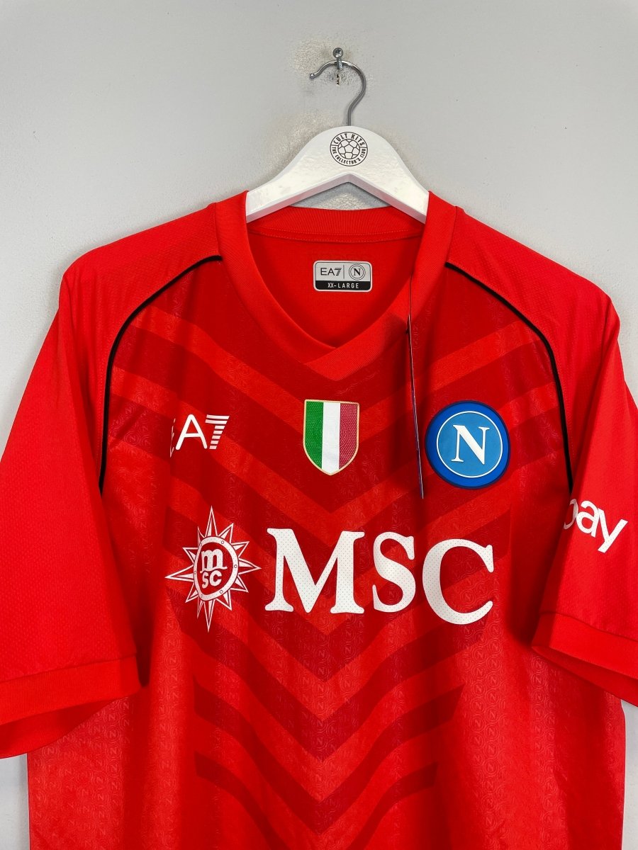 2023/24 NAPOLI *BNWT* GK SHIRT (XXL) EA7 - Cult Kits - XXL - Buy Vintage Football Shirts, Authentic Retro Football Shirts For Sale, Classic Football Shirts & Soccer Jersey