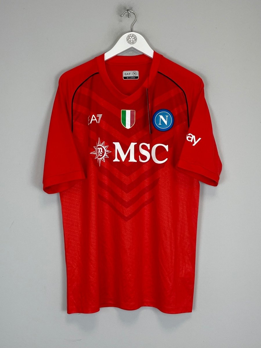2023/24 NAPOLI *BNWT* GK SHIRT (XXL) EA7 - Cult Kits - XXL - Buy Vintage Football Shirts, Authentic Retro Football Shirts For Sale, Classic Football Shirts & Soccer Jersey