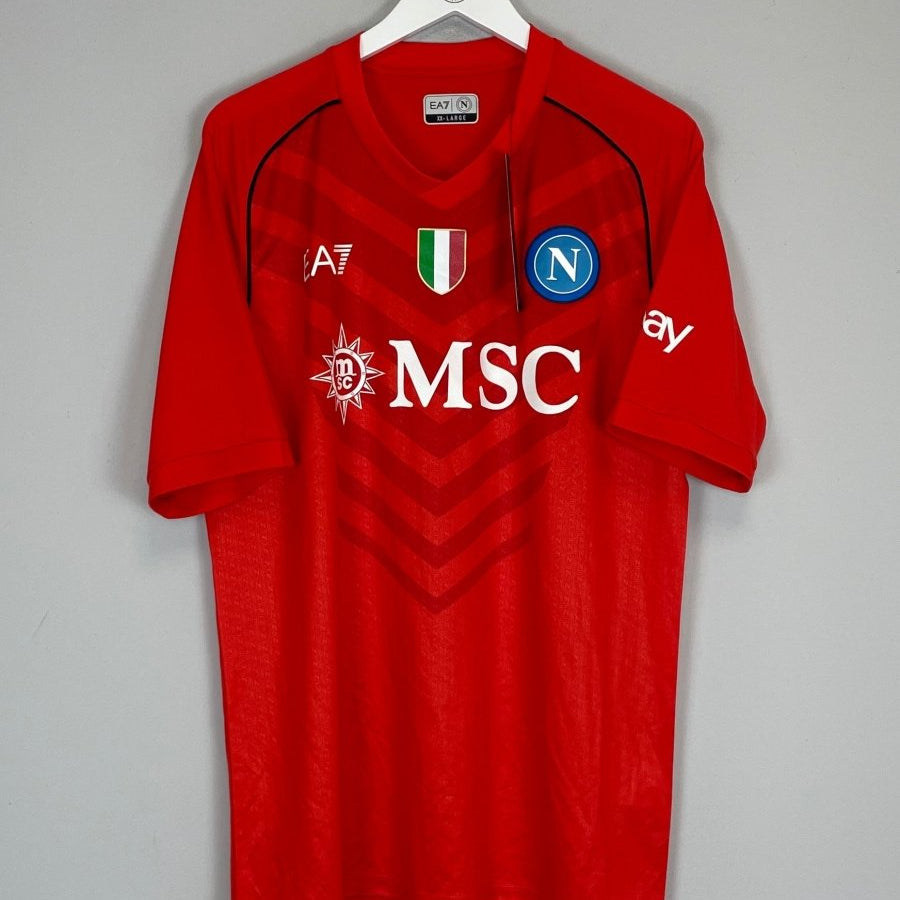 2023/24 NAPOLI *BNWT* GK SHIRT (XXL) EA7 - Cult Kits - XXL - Buy Vintage Football Shirts, Authentic Retro Football Shirts For Sale, Classic Football Shirts & Soccer Jersey