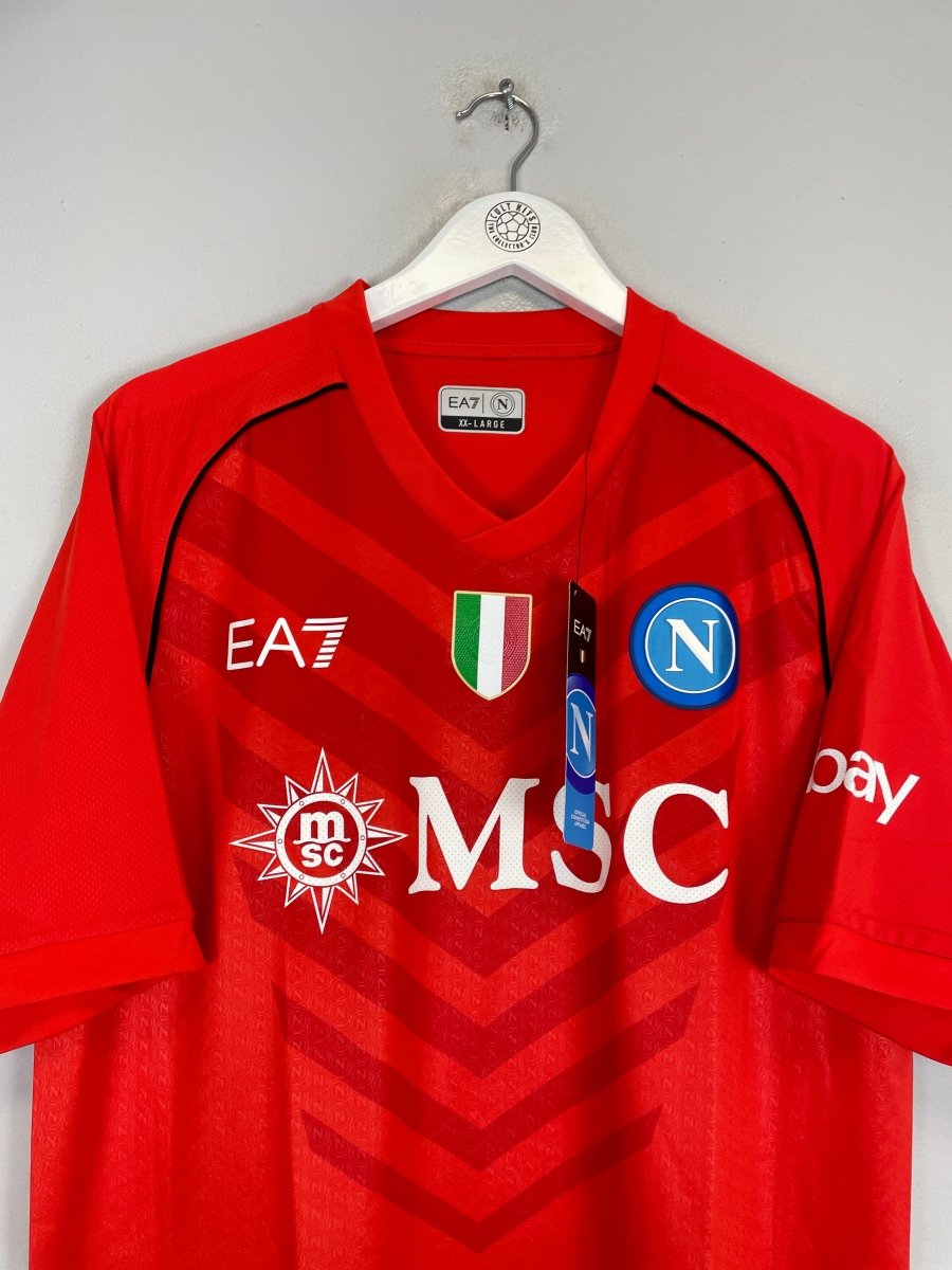 2023/24 NAPOLI *BNWT* GK SHIRT (XXL) EA7 - Cult Kits - XXL - Buy Vintage Football Shirts, Authentic Retro Football Shirts For Sale, Classic Football Shirts & Soccer Jersey