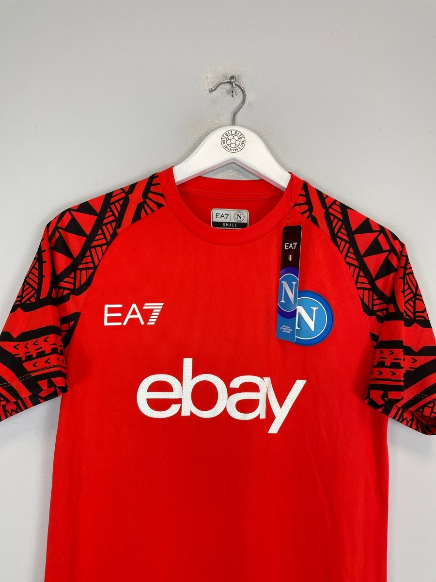 2023/24 NAPOLI *BNWT* PRE - MATCH SHIRT (S) EA7 - Cult Kits - Small - Buy Vintage Football Shirts, Authentic Retro Football Shirts For Sale, Classic Football Shirts & Soccer Jersey