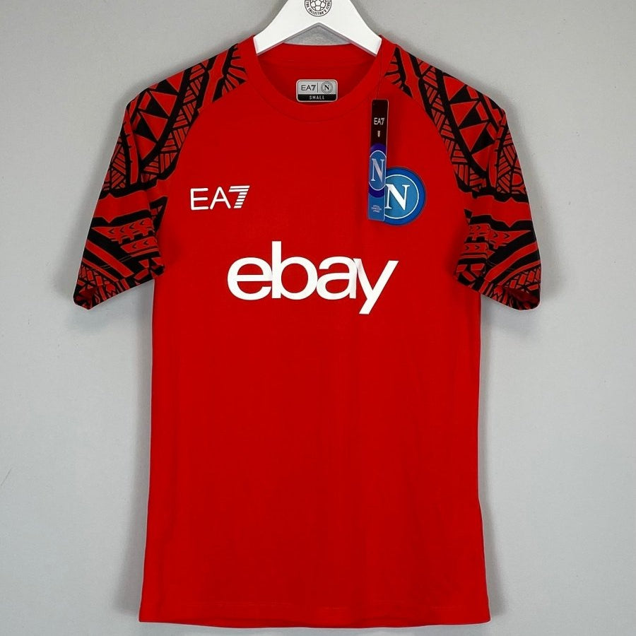 2023/24 NAPOLI *BNWT* PRE - MATCH SHIRT (S) EA7 - Cult Kits - Small - Buy Vintage Football Shirts, Authentic Retro Football Shirts For Sale, Classic Football Shirts & Soccer Jersey