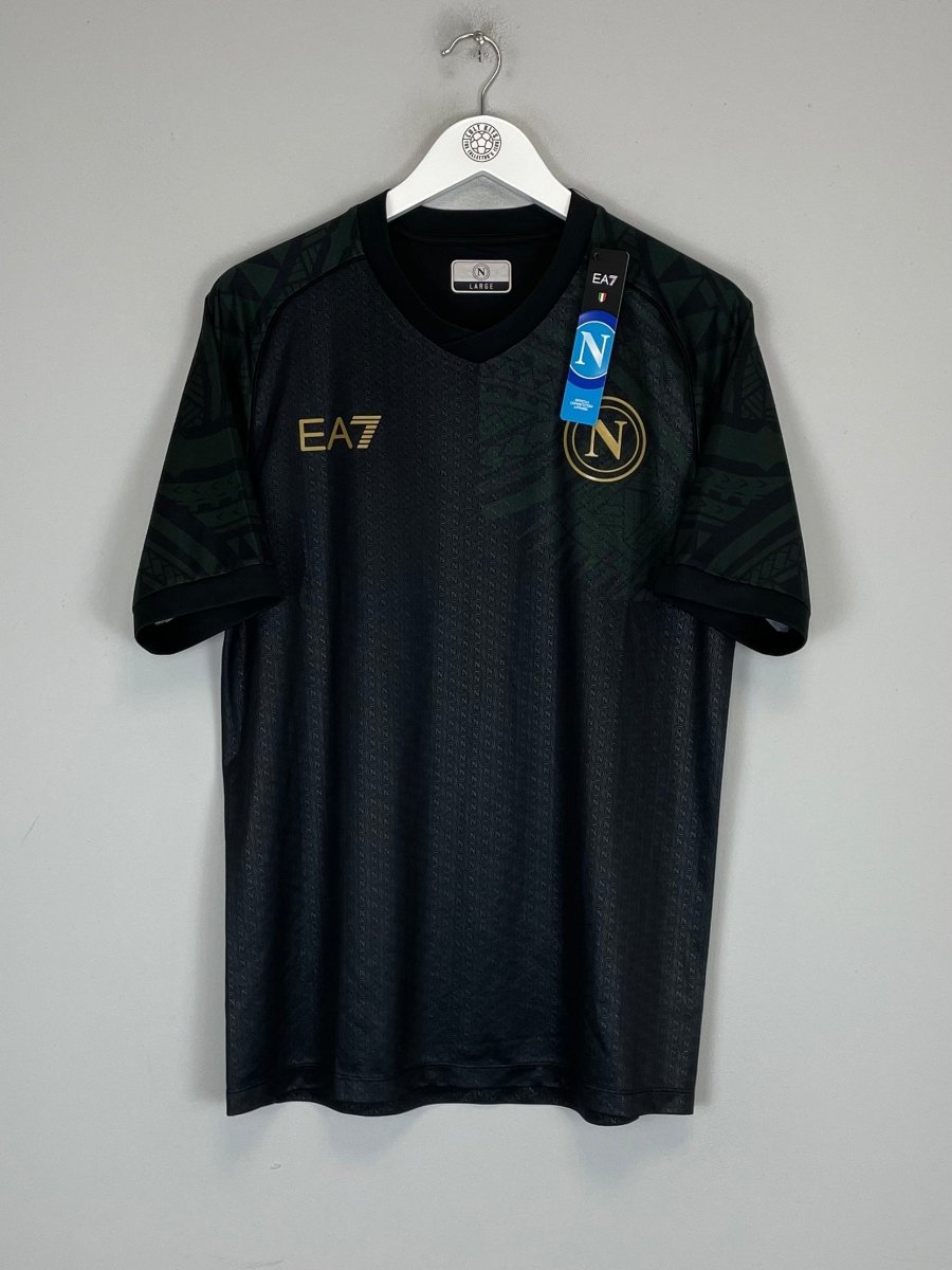 2023/24 NAPOLI *BNWT* THIRD SHIRT (L) EA7 - Cult Kits - Large - Buy Vintage Football Shirts, Authentic Retro Football Shirts For Sale, Classic Football Shirts & Soccer Jersey