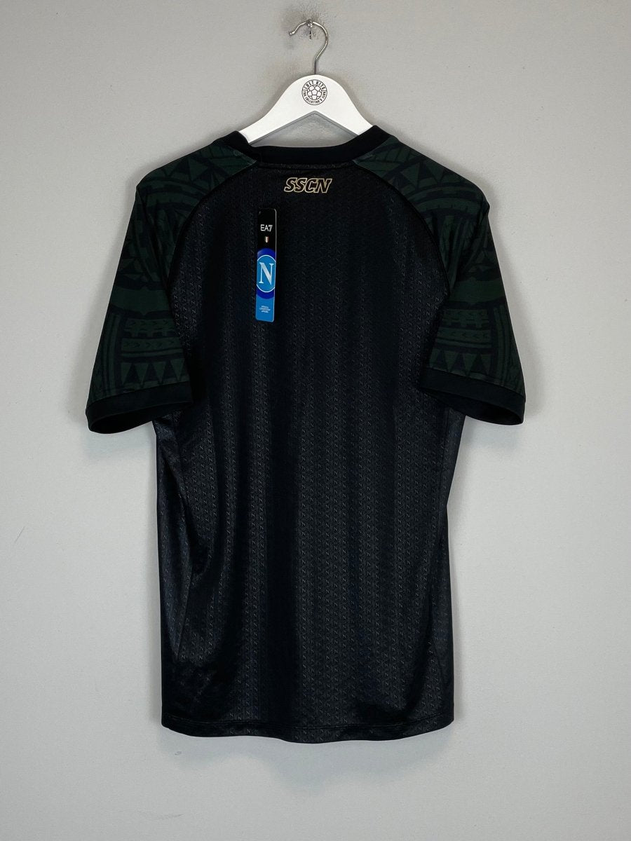 2023/24 NAPOLI *BNWT* THIRD SHIRT (L) EA7 - Cult Kits - Large - Buy Vintage Football Shirts, Authentic Retro Football Shirts For Sale, Classic Football Shirts & Soccer Jersey