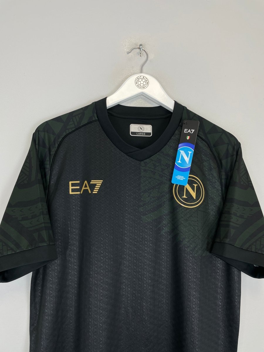 2023/24 NAPOLI *BNWT* THIRD SHIRT (L) EA7 - Cult Kits - Large - Buy Vintage Football Shirts, Authentic Retro Football Shirts For Sale, Classic Football Shirts & Soccer Jersey