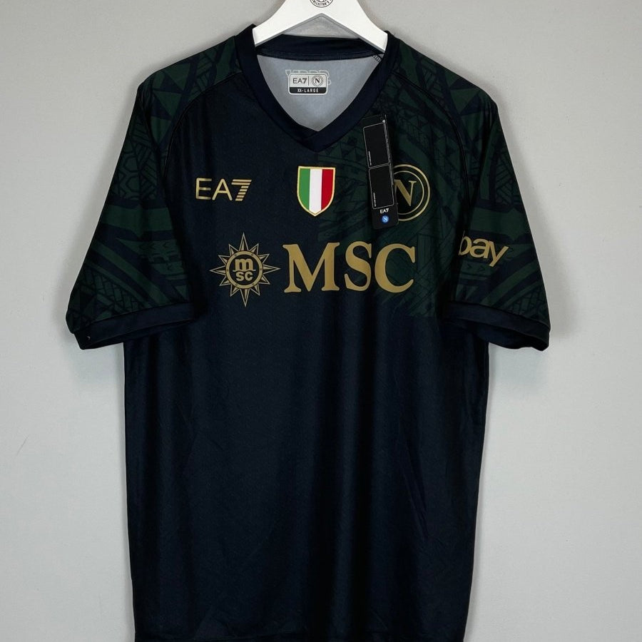 2023/24 NAPOLI *BNWT* THIRD SHIRT (XXL) EA7 - Cult Kits - XXL - Buy Vintage Football Shirts, Authentic Retro Football Shirts For Sale, Classic Football Shirts & Soccer Jersey