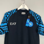 2023/24 NAPOLI *BNWT* TRAINING SHIRT (M) EA7 - Cult Kits - Medium - Buy Vintage Football Shirts, Authentic Retro Football Shirts For Sale, Classic Football Shirts & Soccer Jersey