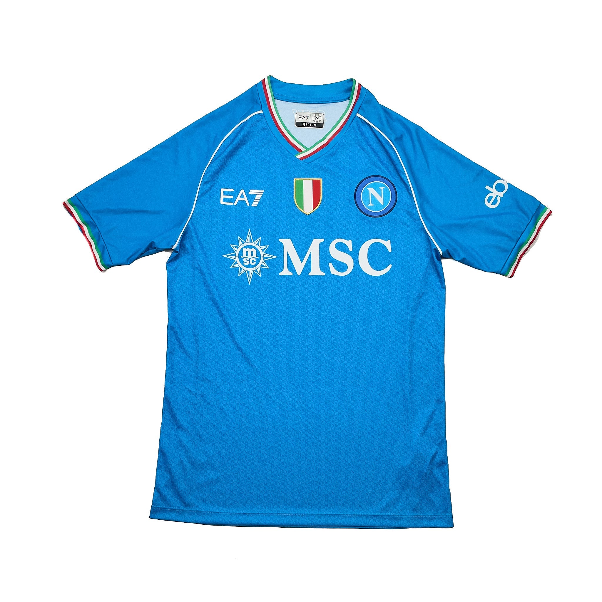Buy 2023/24 Napoli Home Shirt (M) EA7 ~ Free worldwide shipping available ~ Authentic Vintage Football Shirts from Cult Kits