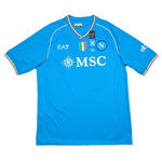 Buy 2023/24 NAPOLI KVARATSKHELIA 77 *BNWT* HOME SHIRT (4XL) EA7 ~ Free worldwide shipping available ~ Authentic Vintage Football Shirts from Cult Kits