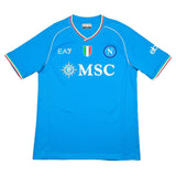 Buy 2023/24 NAPOLI KVARATSKHELIA 77 HOME SHIRT (XL) EA7 ~ Free worldwide shipping available ~ Authentic Vintage Football Shirts from Cult Kits