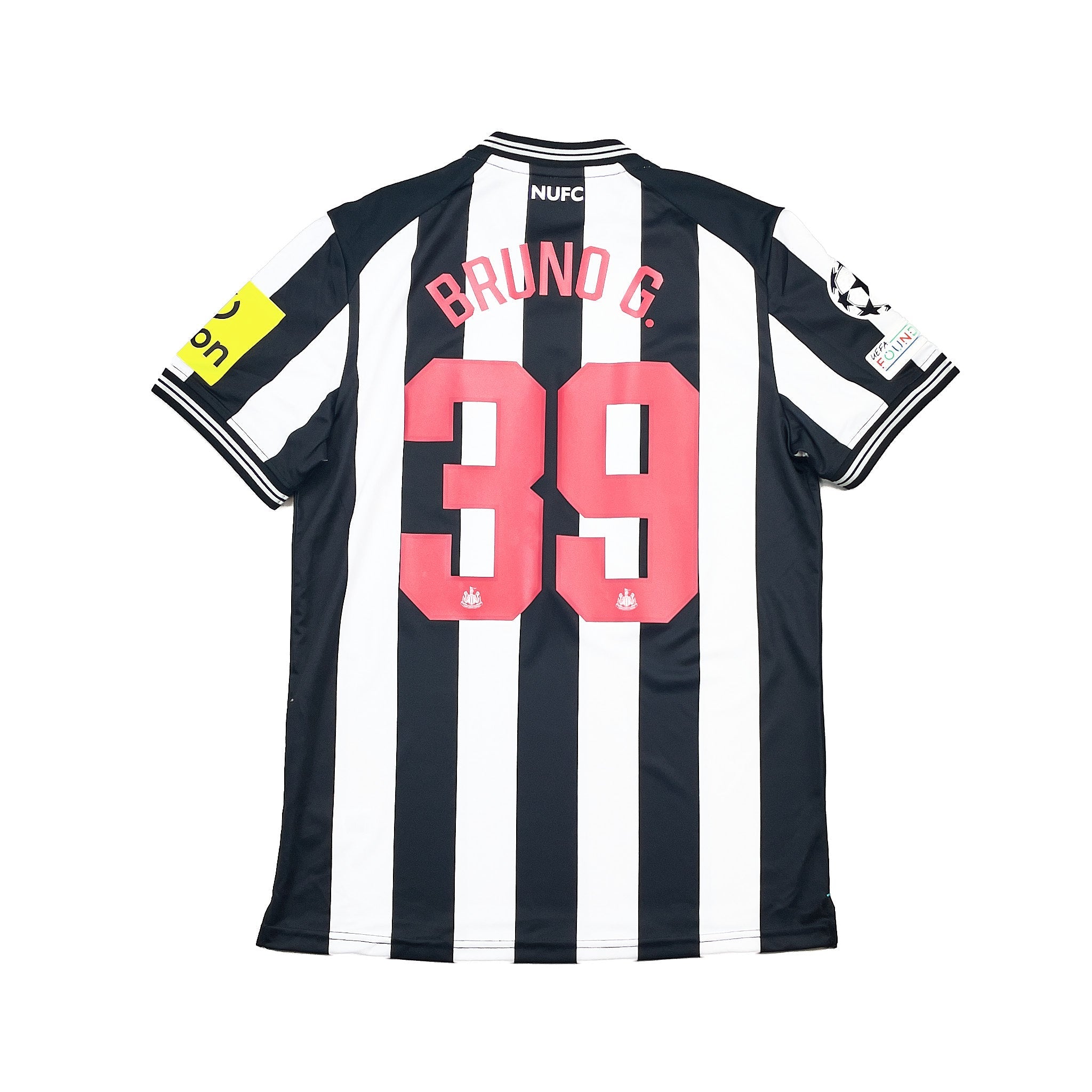 Buy 2023/24 Newcastle United Bruno G. 39 C/L BNWOT Home Shirt (Multiple Sizes) Castore ~ Free worldwide shipping ~ Authentic Vintage Football Shirts from Cult Kits