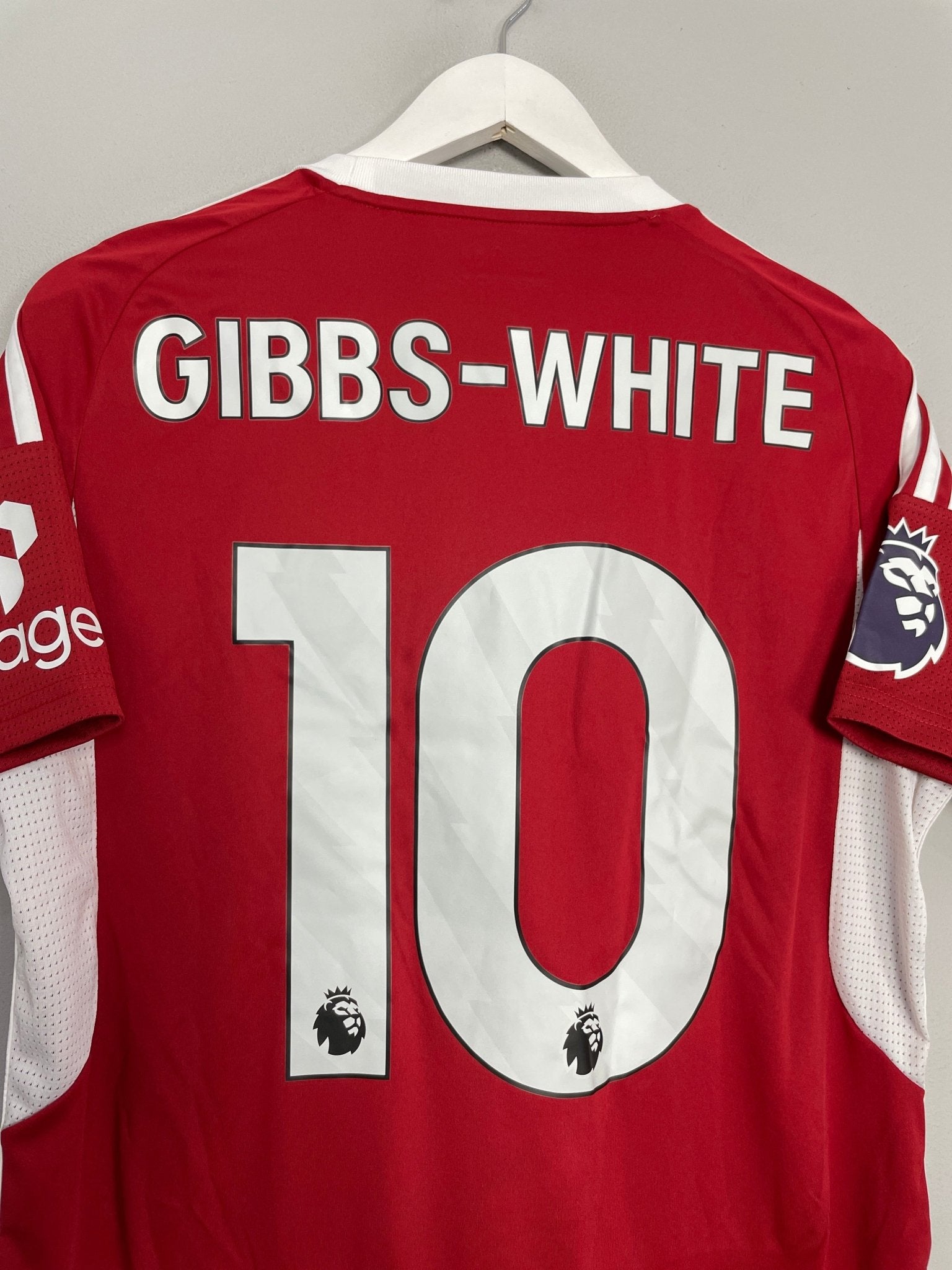 Shop 2023/24 NOTTINGHAM FOREST GIBBS-WHITE #10 HOME SHIRT (M) ADIDAS, classic football shirts, vintage football shirts & retro soccer jerseys at Cult Kits