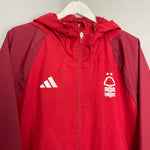 Shop 2023/24 NOTTINGHAM FOREST HOODED JACKET (M) ADIDAS, classic football shirts, vintage football shirts & retro soccer jerseys at Cult Kits