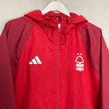 Shop 2023/24 NOTTINGHAM FOREST HOODED JACKET (M) ADIDAS, classic football shirts, vintage football shirts & retro soccer jerseys at Cult Kits