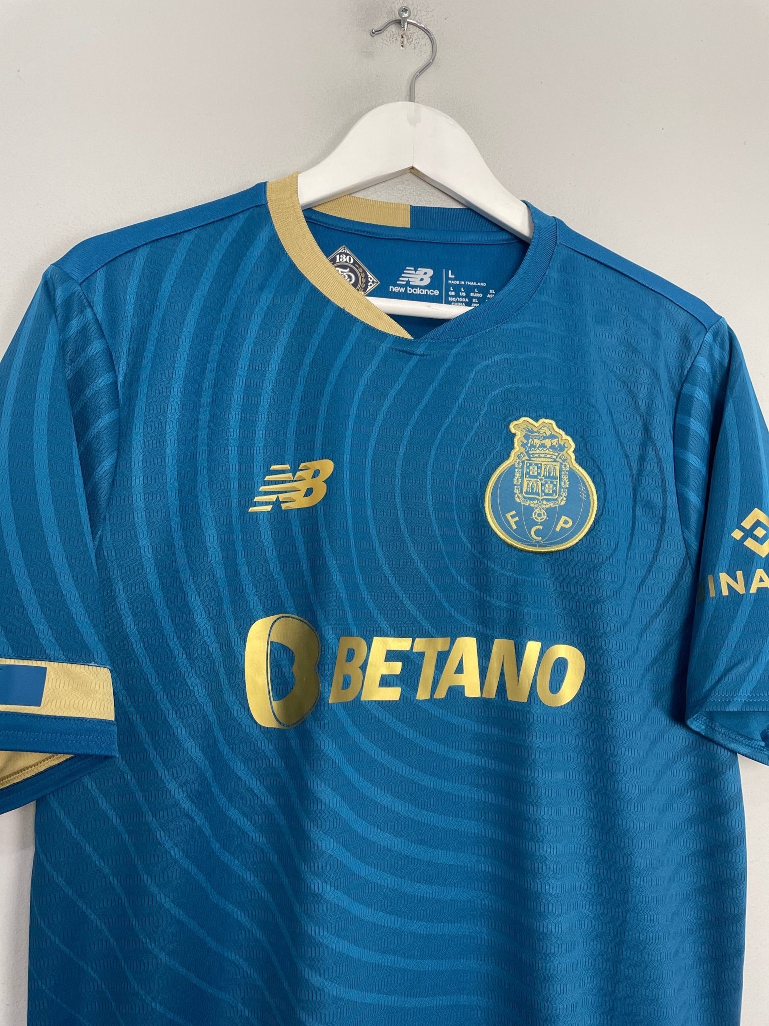 Shop 2023/24 PORTO THIRD SHIRT (L) NEW BALANCE, classic football shirts, vintage football shirts & retro soccer jerseys at Cult Kits