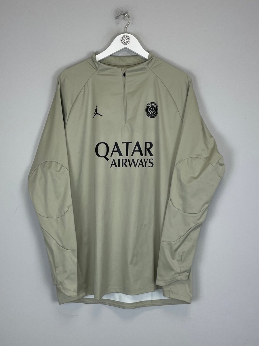 2023/24 PSG 1/4 ZIP TRAINING TOP (XL) JORDAN - Cult Kits - XL - Buy Vintage Football Shirts, Authentic Retro Football Shirts For Sale, Classic Football Shirts & Soccer Jersey